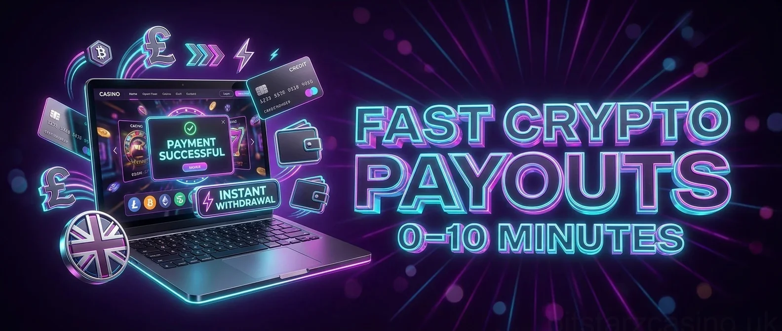 Fast Crypto Payouts0–10 Minutes